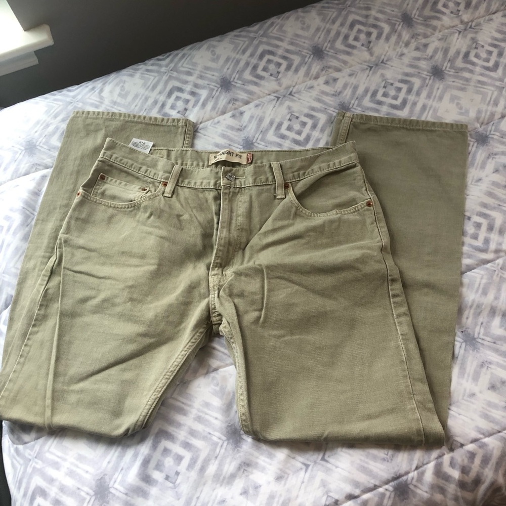 Levi's Men's Olive Jeans